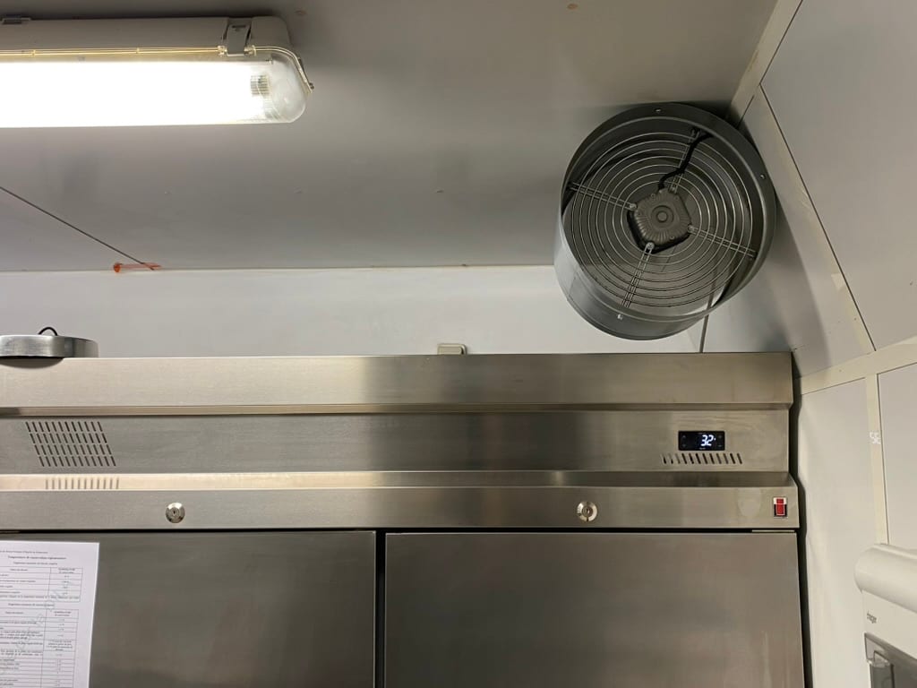 Oude groepenkast voor de verbetering